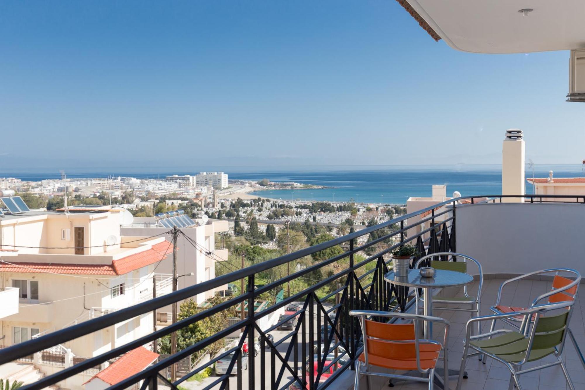Groovy & Cozy Apt With Private Seaview Rooftop Terrace Rhodes City Luaran gambar