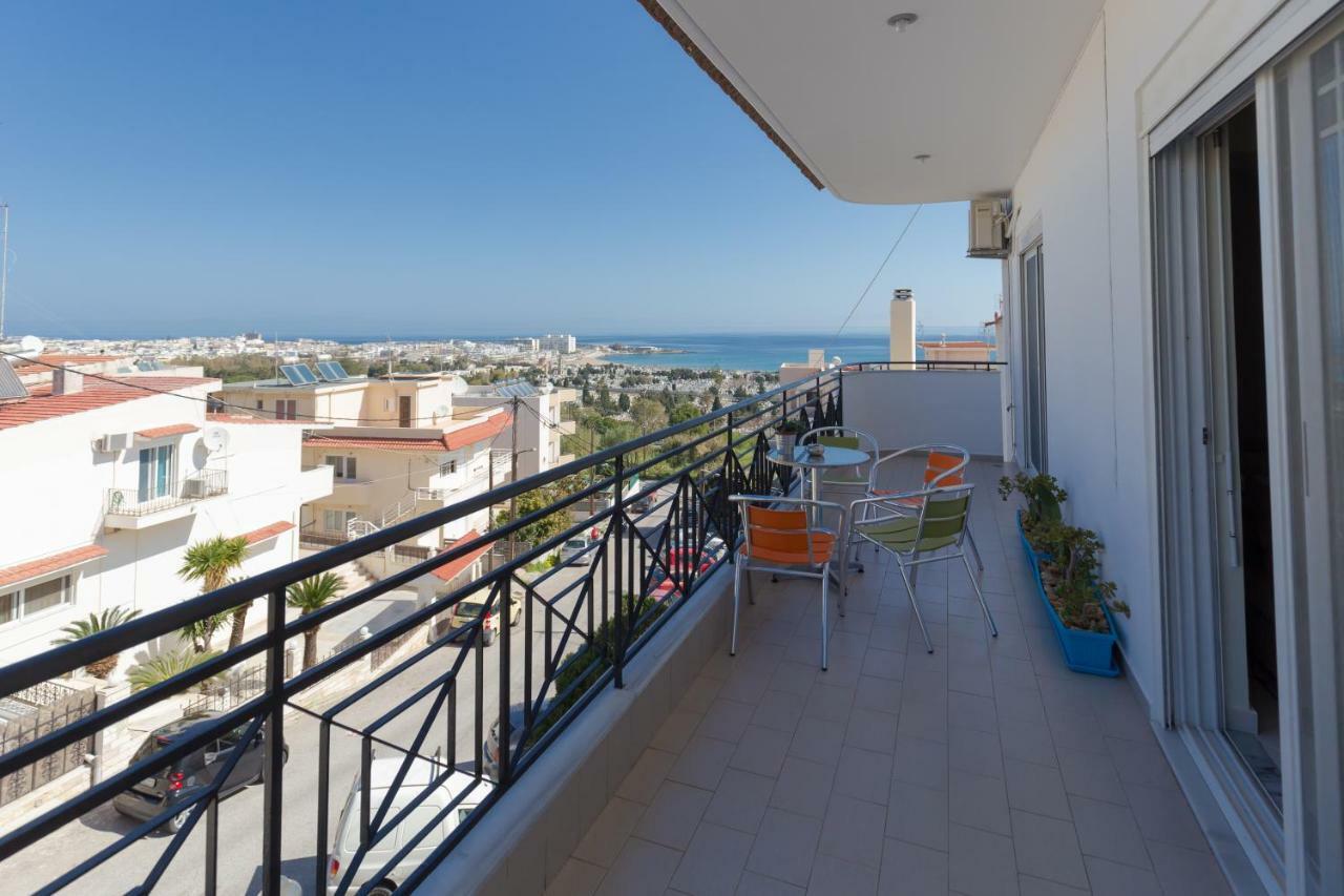 Groovy & Cozy Apt With Private Seaview Rooftop Terrace Rhodes City Luaran gambar
