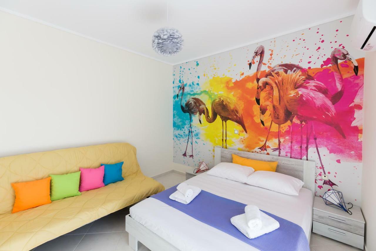 Groovy & Cozy Apt With Private Seaview Rooftop Terrace Rhodes City Luaran gambar